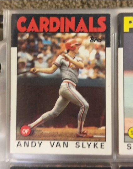 1986 Topps #683 Andy Van Slyke — front