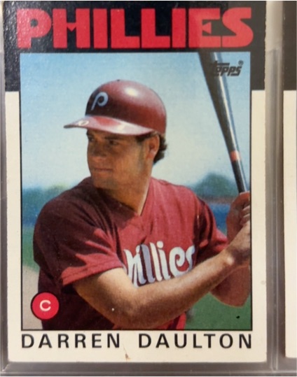 1986 Topps #264 Darren Daulton — front