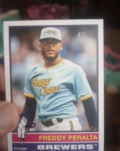 2025 Topps Heritage #76 Freddy Peralta — front