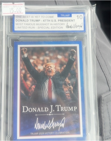 2024 Donald J. Trump Victory Celebration Limited Run Special Edition #10 — front
