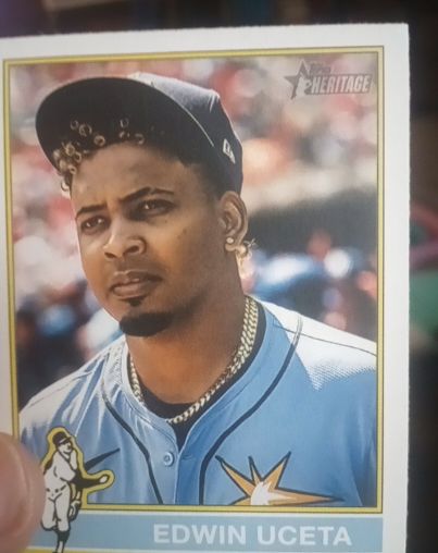2025 Topps Heritage #390 Edwin Uceta — front