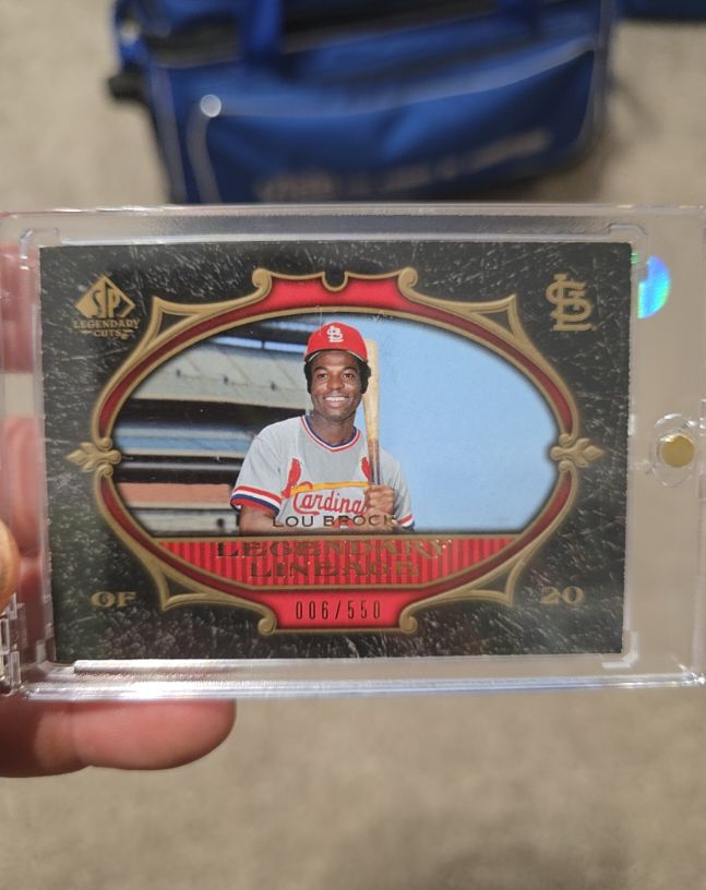 2007 Upper Deck SP Legendary Cuts #20 Lou Brock — front