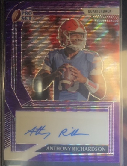 2022 Leaf Pro Set Metal #PA-AR1 Anthony Richardson — front
