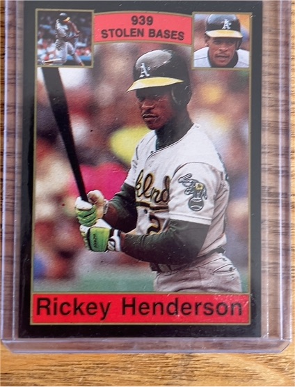 1991 Ballstreet #939 Rickey Henderson — front