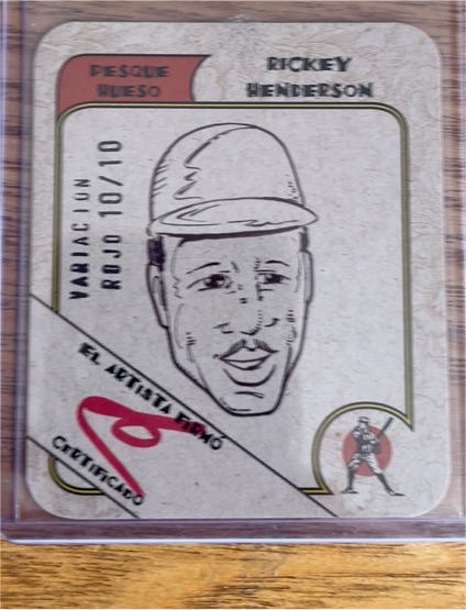 Pesque Hueso #10/10 Rickey Henderson — front