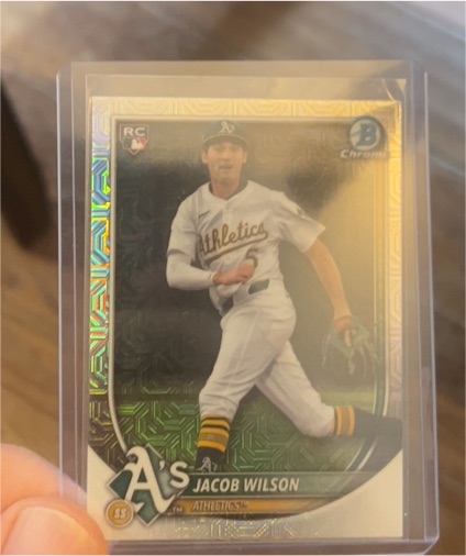 2025 Bowman #9 Jacob Wilson — front