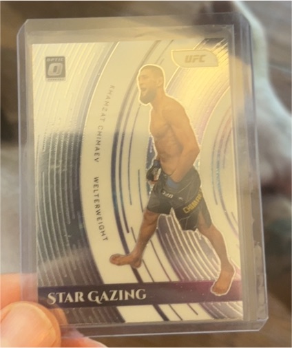 2022 Panini Donruss Optic UFC Star Gazing #8 Khamzat Chimaev — front