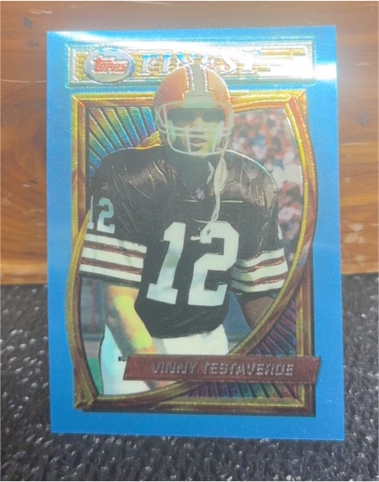1994 Topps Finest #136 Vinny Testaverde — front