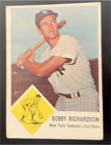1963 Fleer #25 Bobby Richardson — front