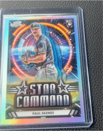 2024 Topps Chrome Cosmic Star Command #SC-14 Paul Skenes — front