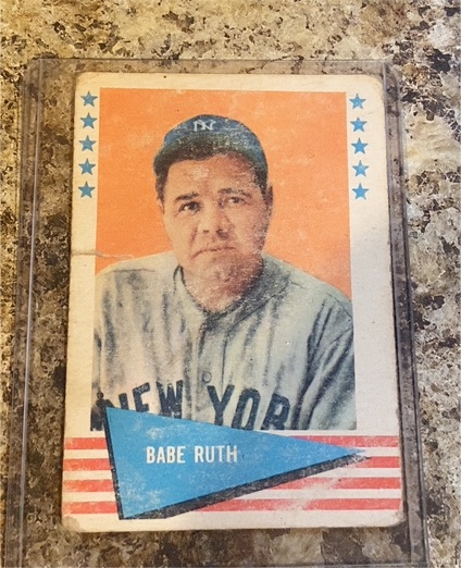 1961 Fleer Baseball Greats #75 Babe Ruth — front
