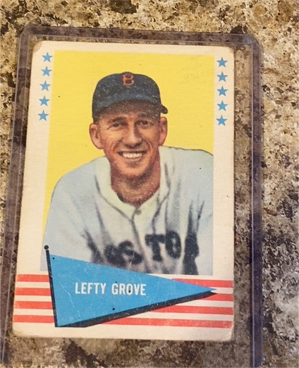 1961 Fleer Baseball Greats #38 Lefty Grove — front
