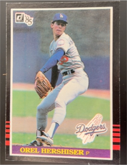 1985 Donruss #581 Orel Hershiser — front