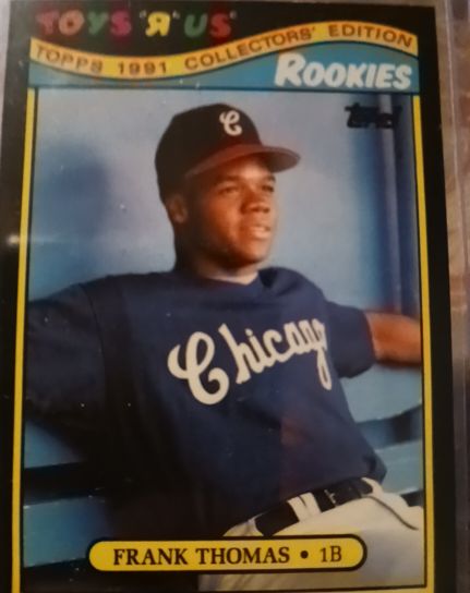 1991 Topps Toys R Us Collectors Edition Rookies #27 Frank Thomas — front