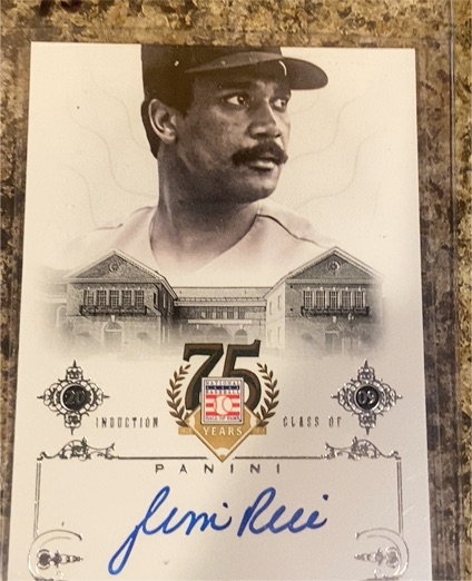 2014 Panini Hall of Fame 75 Years On Card Jim Rice — front