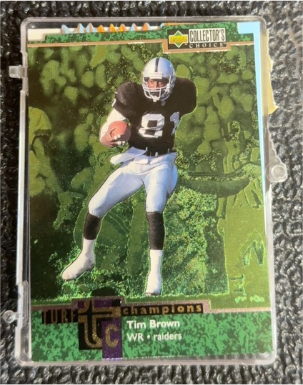 1997 Collector's Choice #TC81 Tim Brown — front