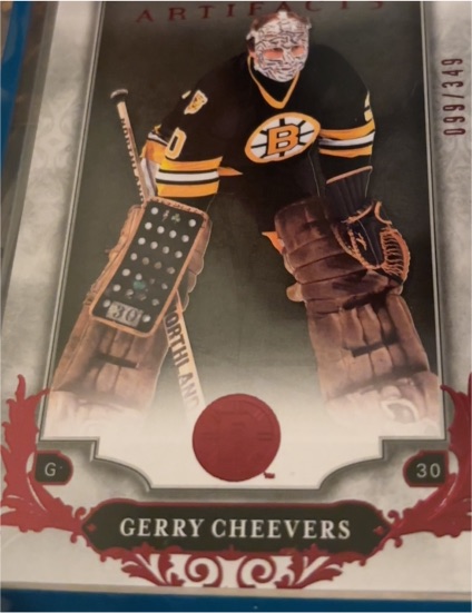 2021-22 Upper Deck Artifacts #150 Gerry Cheevers — front