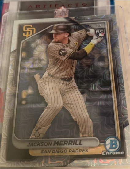 2024 Bowman Chrome #27 Jackson Merrill — front