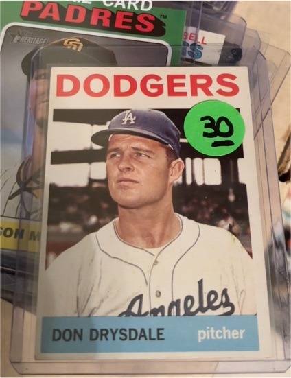 1964 Topps #120 Don Drysdale — front