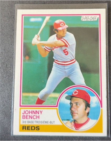 1983 O-Pee-Chee #60 Johnny Bench — front