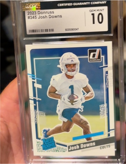 2023 Donruss #345 Josh Downs Rated Rookie — front