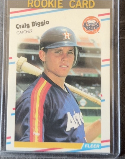 1988 Fleer Update #U-89 Craig Biggio — front