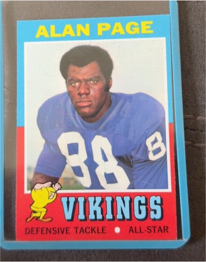 1971 Topps #71 Alan Page — front