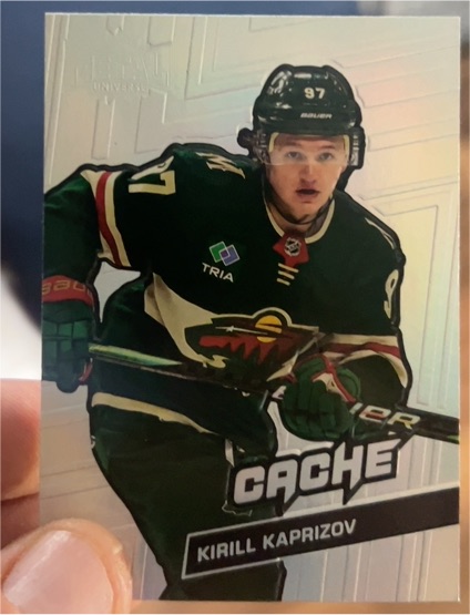 2022-23 SkyBox Metal Universe Cache #C-3 Kirill Kaprizov — front