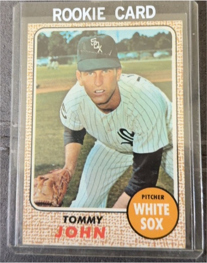 1968 Topps #72 Tommy John — front