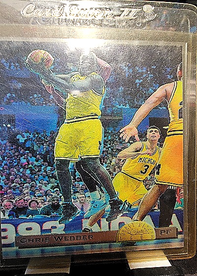 1993 Classic Draft Picks #DS40 Chris Webber Chromium Draft Stars — front