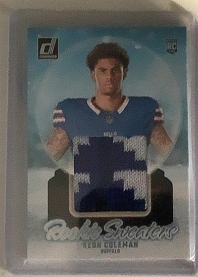 2024 Panini Donruss Rookie Holiday Sweaters #RHS-KCO Keon Coleman — front