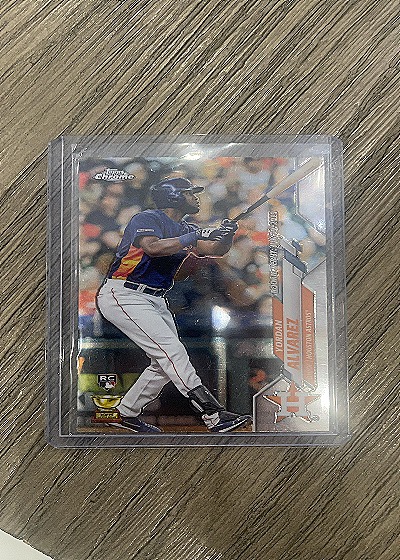 2020 Topps Chrome Update #U-53 Yordan Alvarez Rookie Card — front