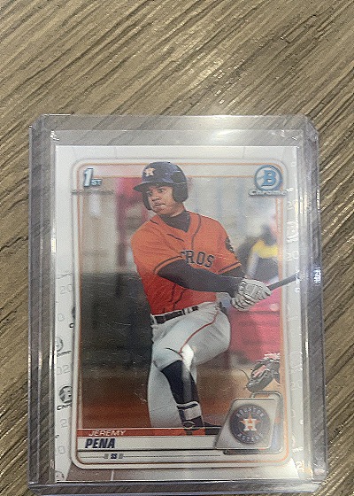 2020 Bowman Chrome Prospects #BCP61 Jeremy Pena — front
