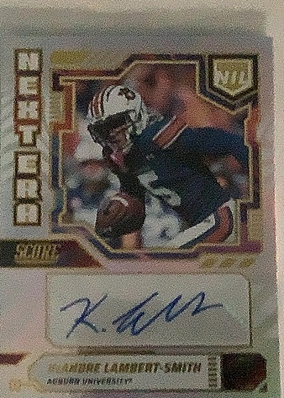 2025 Panini Score Football #NEN-KLS KeAndre Lambert-Smith — front