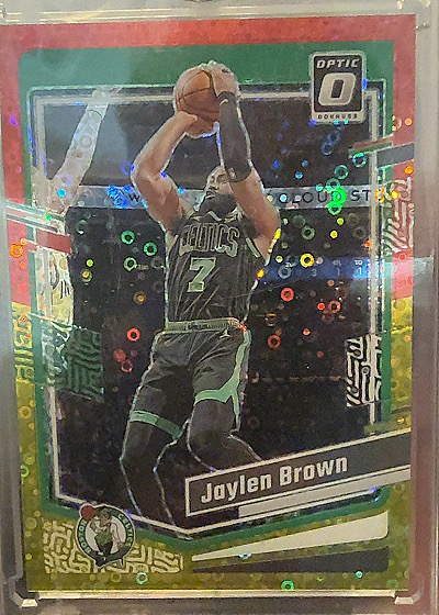 2023-24 Donruss Optic #113 Jaylen Brown — front
