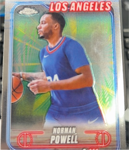 2024-25 Topps Chrome #176 Norman Powell — front