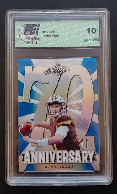 2018 Leaf 70th Anniversary #L70-03 Josh Allen — front