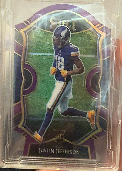 2020 Panini Select #61 Justin Jefferson — front