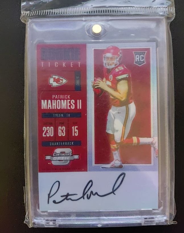 2017 Panini Contenders Rookie Ticket Patrick Mahomes II — front