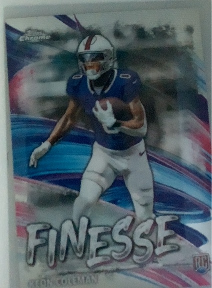 2024 Topps Chrome #F-18 Keon Coleman Finesse — front