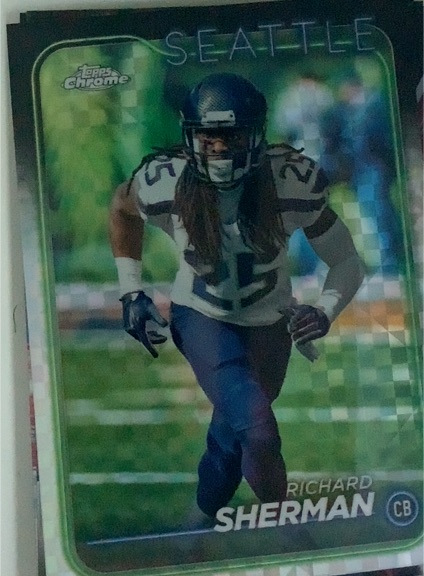 2024 Topps Chrome #182 Richard Sherman — front