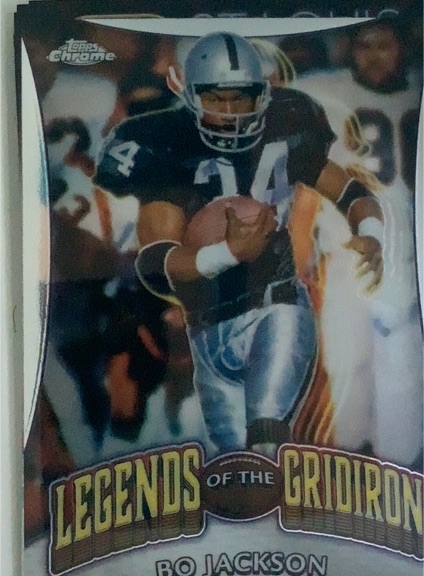 2024 Topps Chrome Legends of the Gridiron #LOG-4 Bo Jackson — front