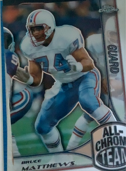 2024 Topps Chrome #ACT-8 Bruce Matthews All Chrome Team — front