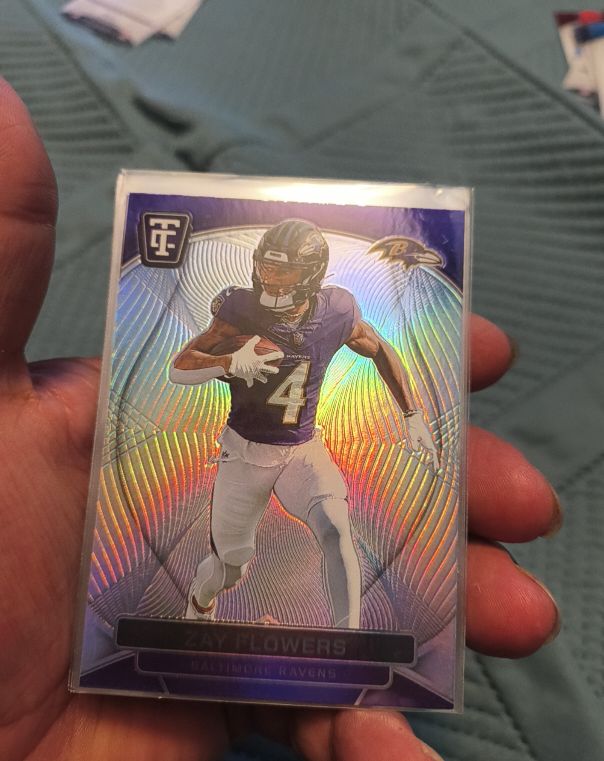 2024 Panini Totally Certified #9 Zay Flowers — front