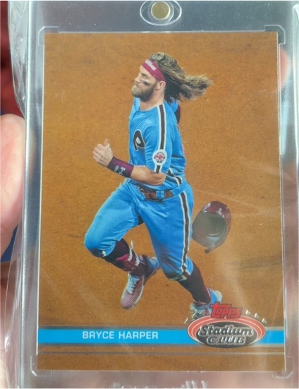 2021 Topps Stadium Club #174 Bryce Harper Phillies — front