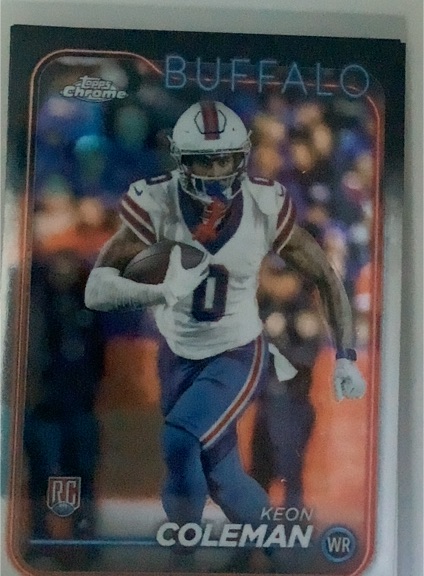 2024 Topps Chrome #Keon Coleman RC Buffalo Bills — front