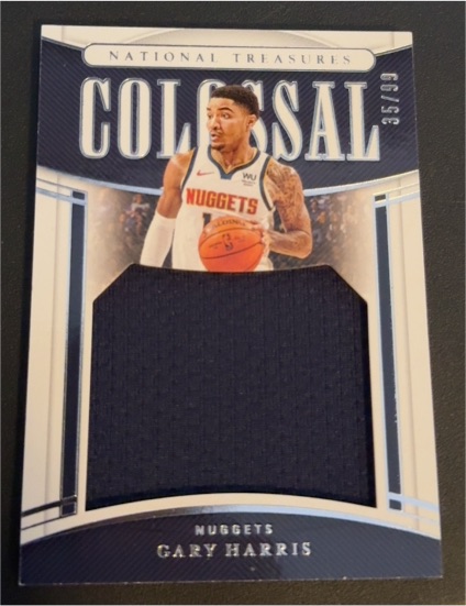 2019-20 Panini National Treasures Colossal Gary Harris — front