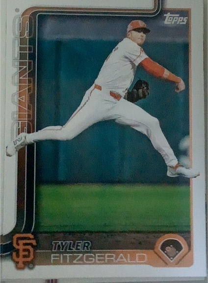 2025 Topps #596 Tyler Fitzgerald — front