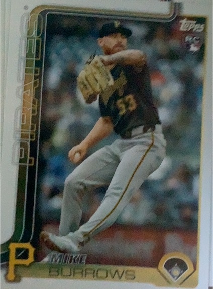 2025 Topps #615 Mike Burrows — front
