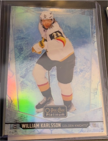 2024-25 O-Pee-Chee Platinum William Karlsson — front